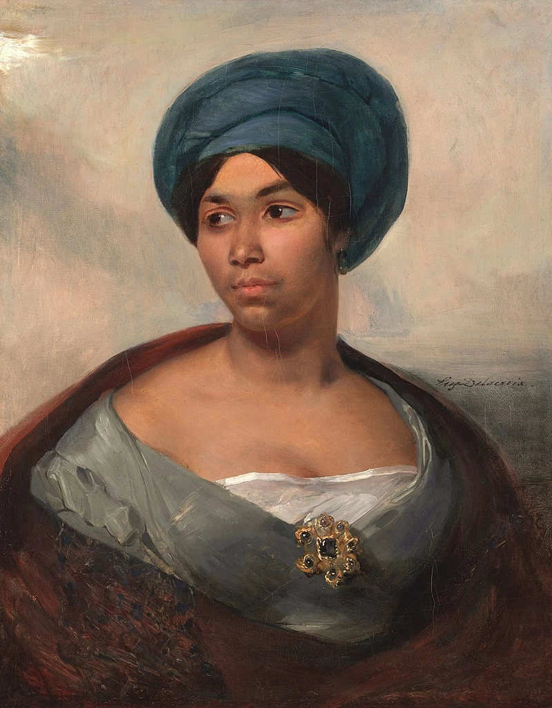 Ritratto di una donna con un turbante blu - Dallas Museum of Art